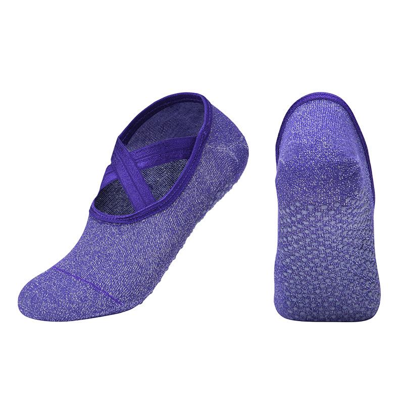 BLISS Ballet Grip Socks Purple